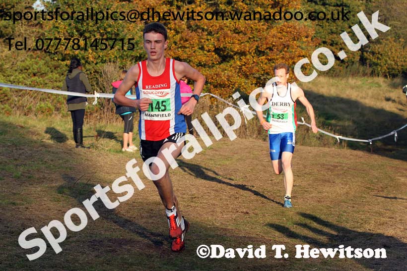 Senior men, National Cross Country Relays, Berry Park, Mansfield. Photo: David T. Hewitson/Sports for All Pics